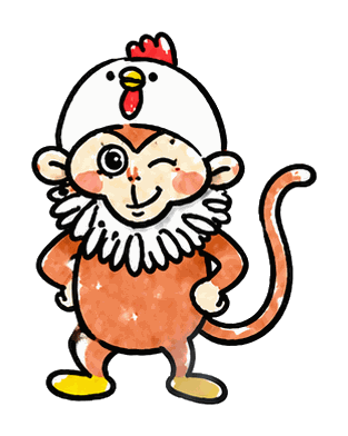 ウインクする一のキャラクター