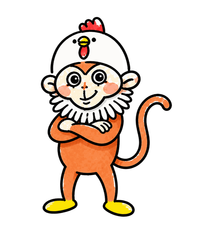 腕を組む一のキャラクター